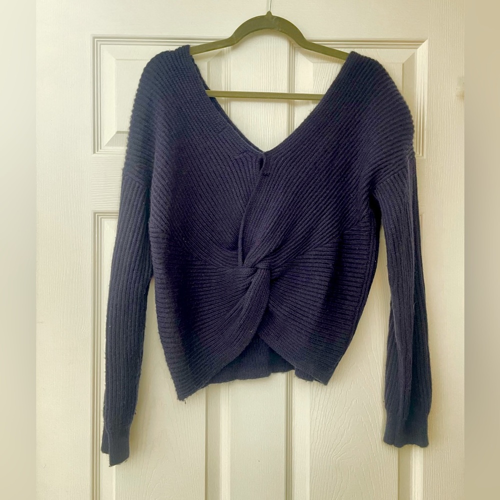 Cropped Anthropologie Knit Sweater